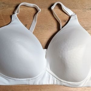 Olga 38 D bra white 36 white soft